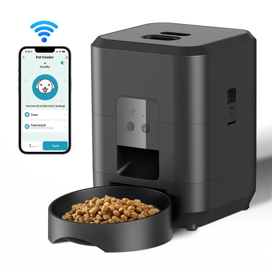 Distributeur Automatique de Nourriture pour Chat et Chien WiFi 2L