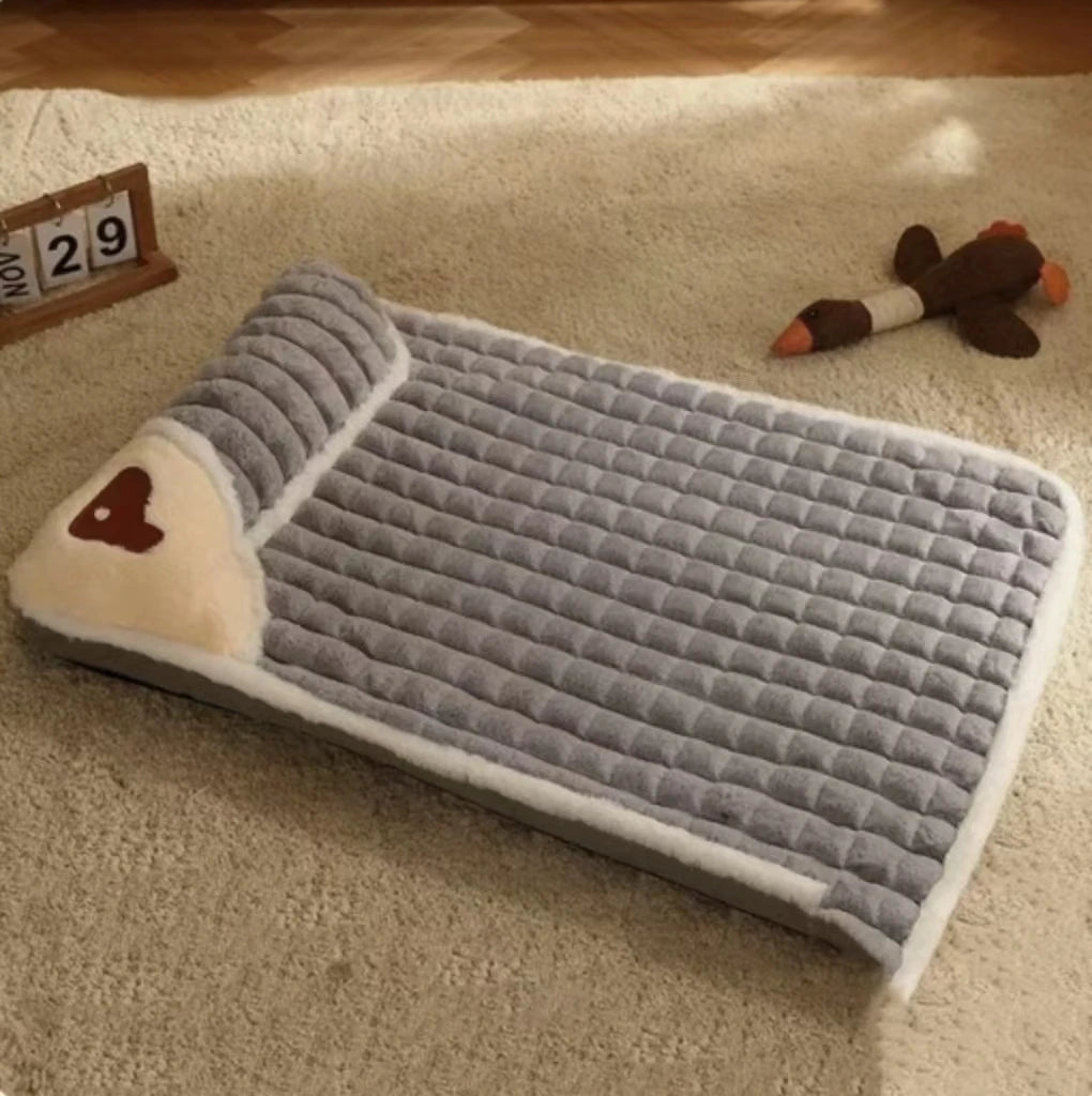Lit Orthopédique Moka Confort - Mousse à Mémoire Housse Lavable Chiens & Chats