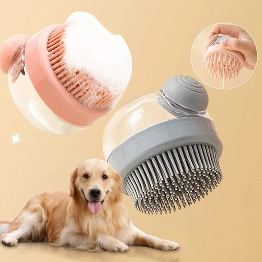 Brosse de Bain Massage Moka - Distributeur Shampoing Intégré
